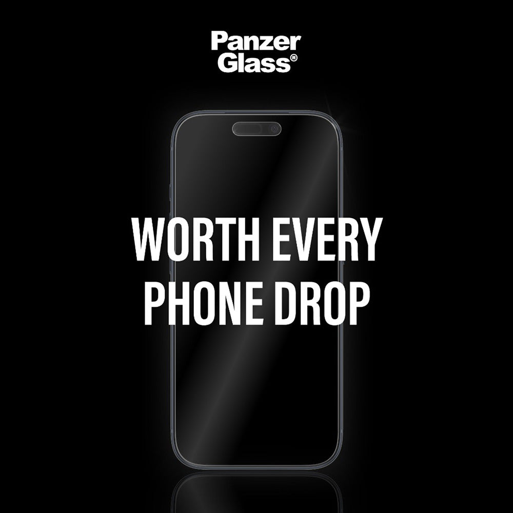 Protector de pantalla mate PanzerGlass Armor EasyAligner para Apple iPhone 17 / 16 Pro, Cristal Templado, Full Glue