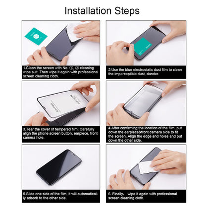 Protector de pantalla exterior Nillkin CP+ Pro para Samsung Galaxy Z Flip8 F776 / Z Flip7 F766, vidrio templado, adhesivo completo, negro
