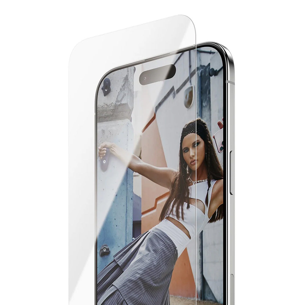 Protector de pantalla PanzerGlass Safe. Ultra-Wide Fit EasyAligner para Apple iPhone 17 Air, Cristal Templado, Full Glue.