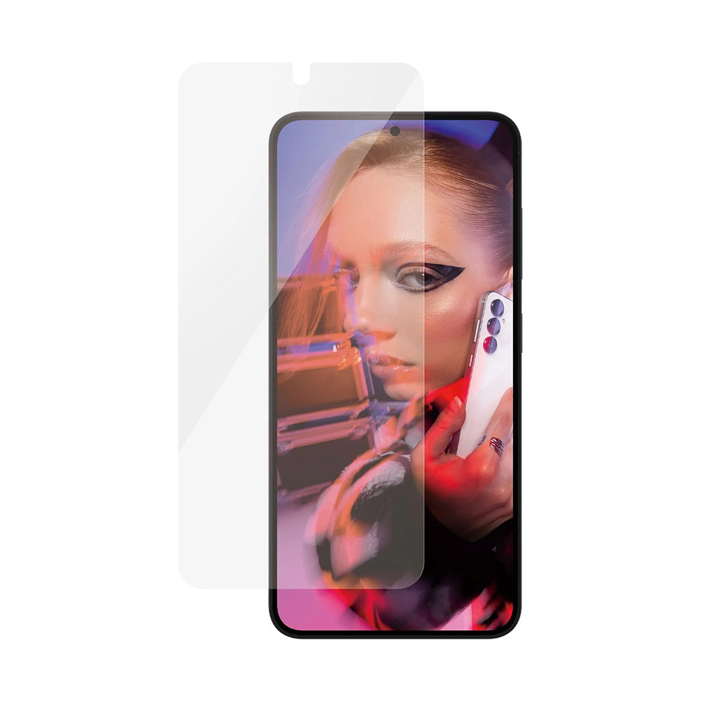 Protector de pantalla PanzerGlass Safe. Ultra-Wide Fit EasyAligner para Samsung Galaxy S24 S921, Cristal Templado, Full Glue.