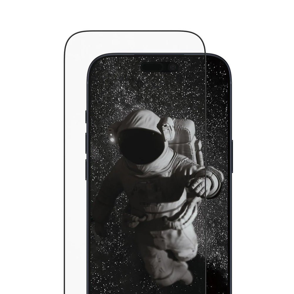 Protector de pantalla PanzerGlass Ultra-Wide Ceramic II EasyAligner para Apple iPhone 17 Pro Max, Cristal Templado, Full Glue, Negro.