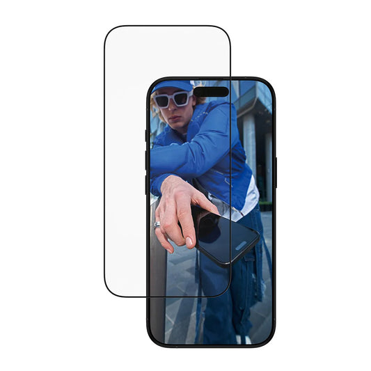 Protector de pantalla PanzerGlass Ultra-Wide Fit EasyAligner para Apple iPhone 17 Air, Cristal Templado, Full Glue, Negro