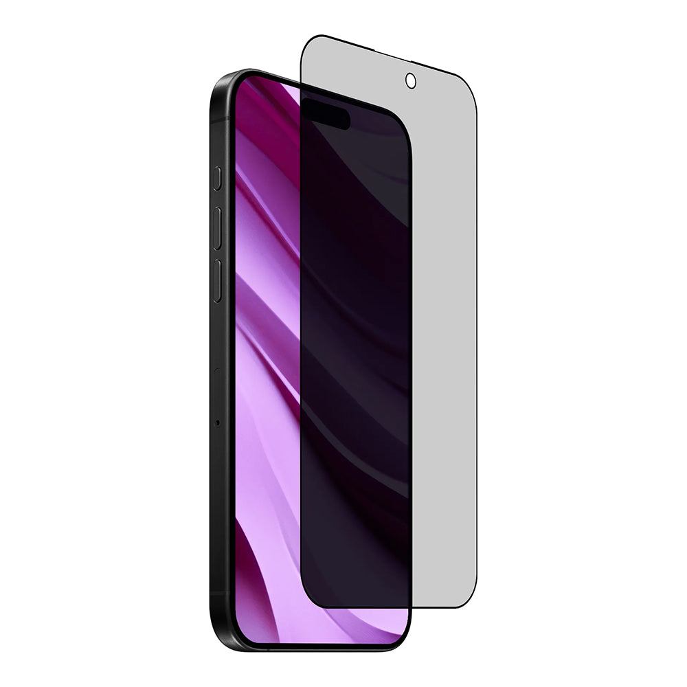 Protector de pantalla Privacy Anank 2X Reforzado para Apple iPhone 16 Pro Max, Vidrio Templado, Pegamento Completo, 2.5D