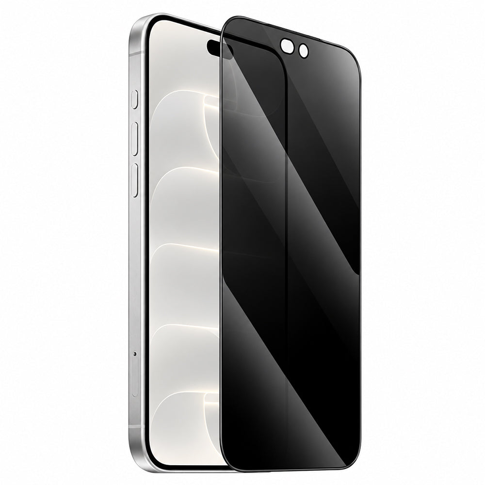 Protector de pantalla Privacy Blueo Anti-Peep Applicator Pro para Apple iPhone 18 Pro, vidrio templado, adhesivo completo