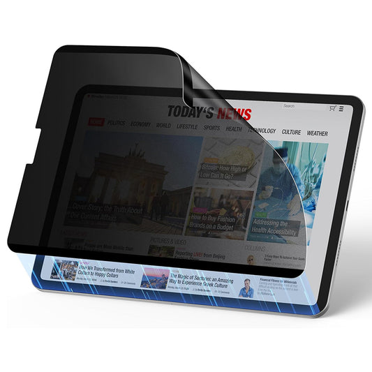 Lámina protectora de pantalla Privacy ESR Magnética para Apple iPad Pro 12.9 (2022) / Pro 12.9 (2021) / Pro 12.9 (2020), Plástico