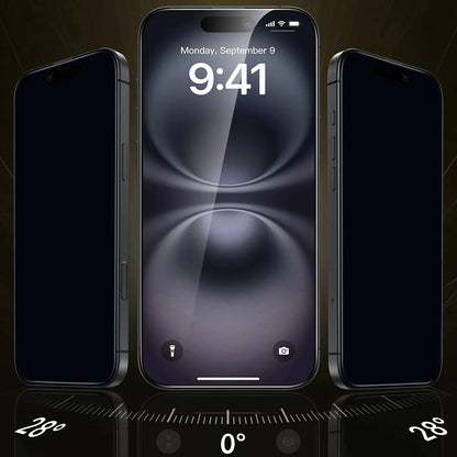 Protector de pantalla Privacy ESR UltraFit Armorite Pro para Apple iPhone 17 / 16 Pro, Cristal Templado, Full Glue, Set de 3 piezas