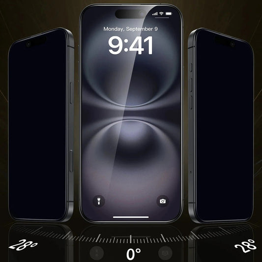 Protector de pantalla Privacy ESR UltraFit Armorite Pro para Apple iPhone 17 Pro, Cristal Templado, Full Glue, Set de 3 piezas