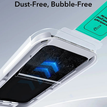 Protector de pantalla Privacy ESR UltraFit para Apple iPhone 17 Pro Max, Cristal Templado, Full Glue, Set de 3 piezas.