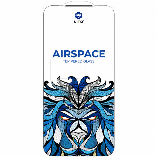 Protector de pantalla Lito Airspace Border para Apple iPhone 18 Pro Max / 17 Pro Max, vidrio templado, adhesivo completo