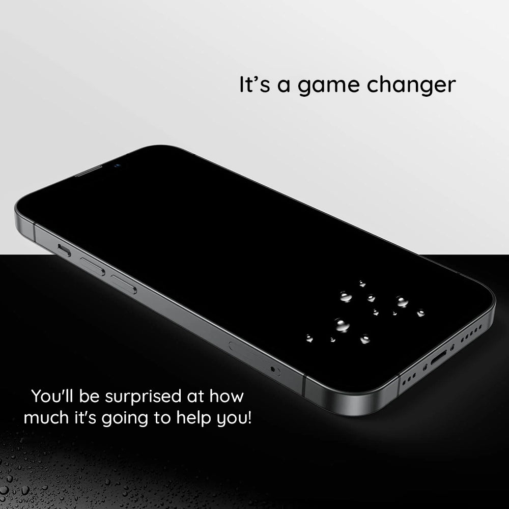 Protector de pantalla Privacy Lito HD Pro para Apple iPhone 15 Plus, vidrio templado, adhesivo completo