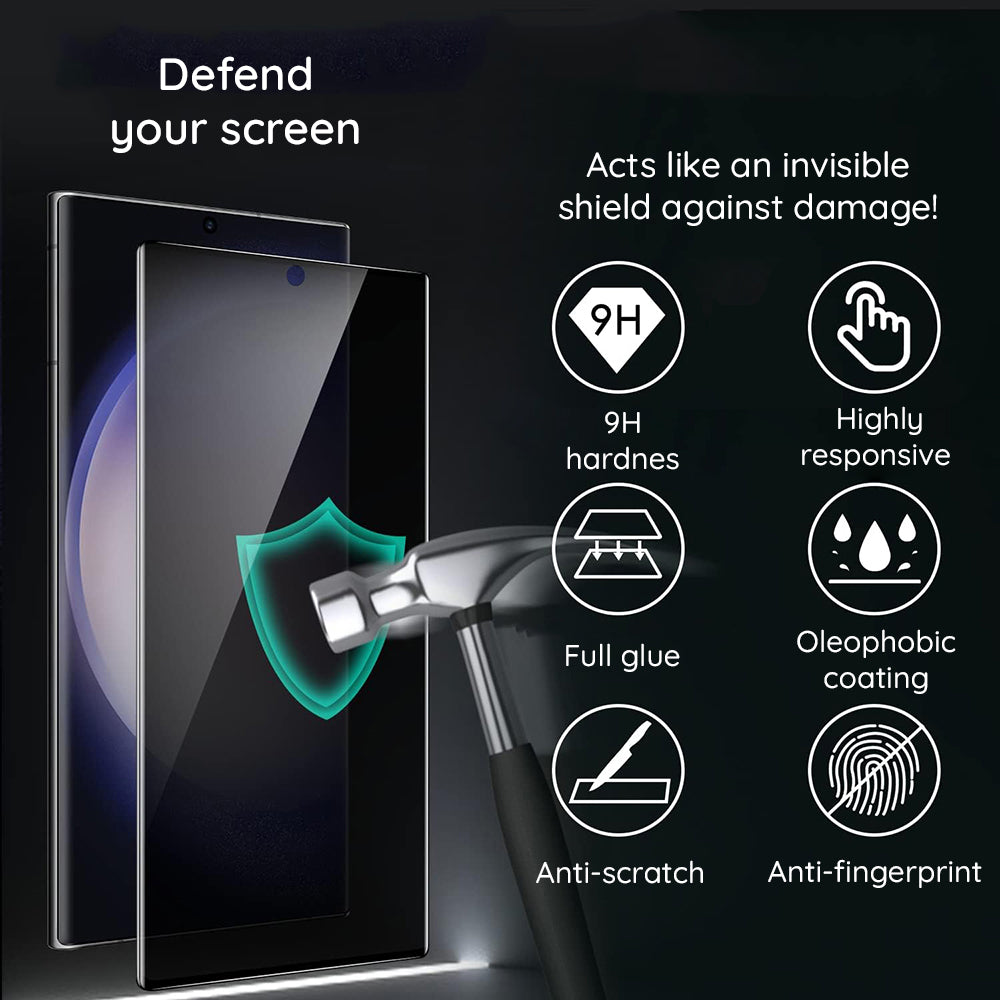 Protector de pantalla Privacy Lito HD Pro para Apple iPhone 15 Plus, vidrio templado, adhesivo completo