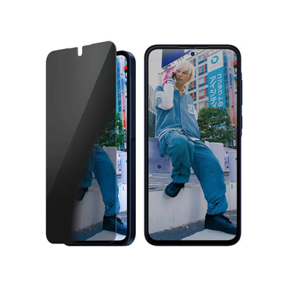 Folie de protección Ecran Privacy PanzerGlass Ultra-Wide Fit para Samsung Galaxy A36 A366, Cristal Templado, Full Glue