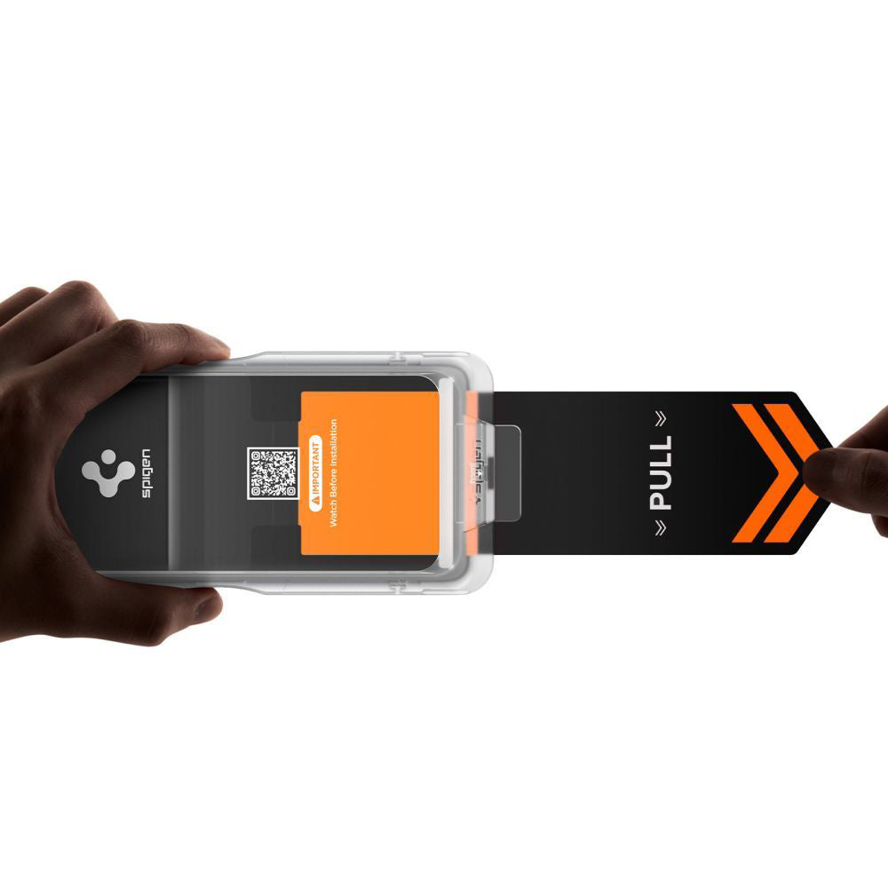 Protector de pantalla Privacy Spigen GlastR EZ FIT Pro HD para Samsung Galaxy S26 Plus S947, Cristal Templado, Full Glue, Set de 2 piezas AGL11085