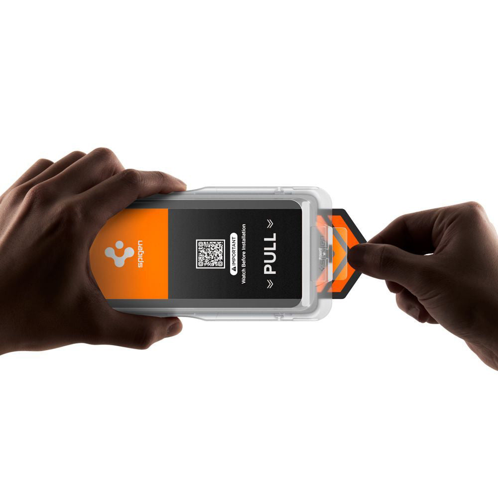 Protector de pantalla Privacy Spigen GlastR EZ FIT Pro HD para Samsung Galaxy S26 S942, Cristal Templado, Full Glue, Set de 2 piezas AGL11096