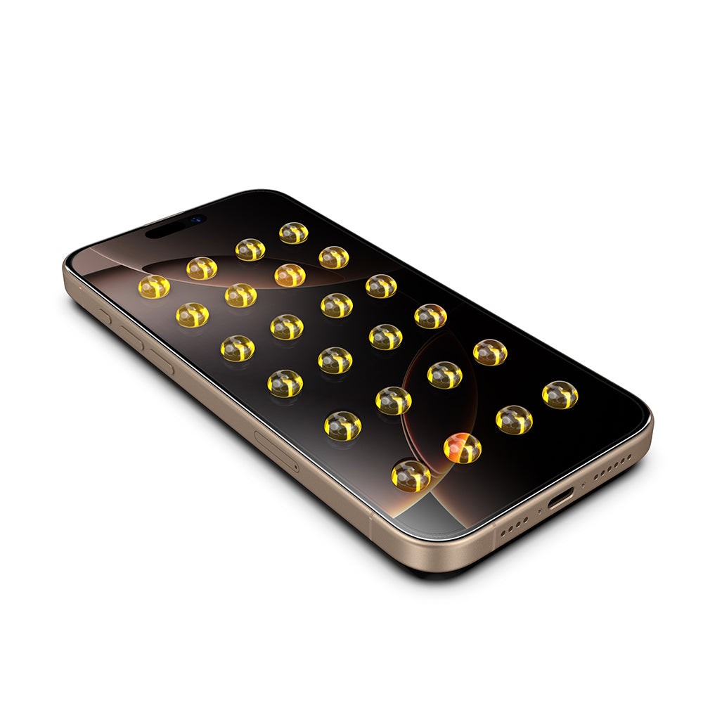 Protector de pantalla Privacy Techsuit TitanGlass para Apple iPhone 14 Plus / 13 Pro Max, Vidrio templado, Pegamento completo