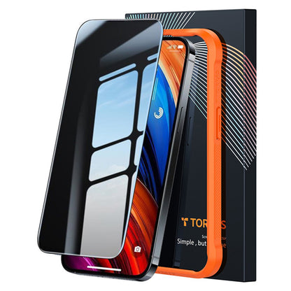 Protector de pantalla Privacy Torras GlassGo Epic para Apple iPhone 15 Pro Max, Cristal Templado, Full Glue