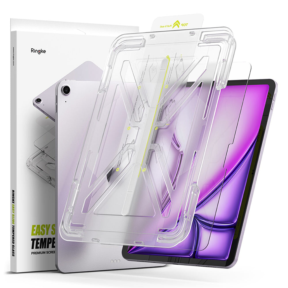 Protector de pantalla Ringke Easy Slide para Apple iPad Air 13 (2026) / Pro 13 (2025), vidrio templado, adhesivo completo