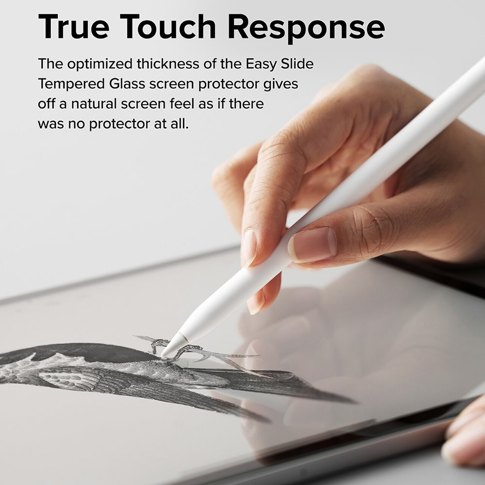 Protector de pantalla Ringke Easy Slide para Apple iPad Air 13 (2026) / Pro 13 (2025), vidrio templado, adhesivo completo