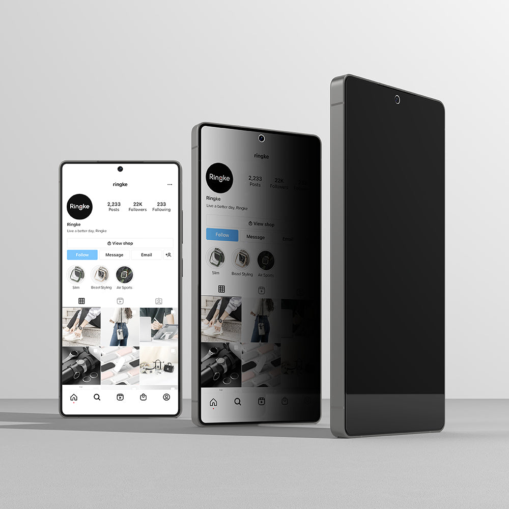 Protector de pantalla Ringke Easy Slide para Samsung Galaxy S26 Ultra, Cristal Templado, Adhesivo Completo, Set de 2 piezas, Negro.