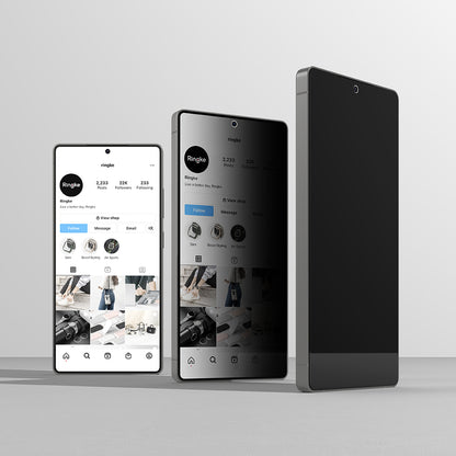 Protector de pantalla Ringke Easy Slide para Samsung Galaxy S26 Ultra, Cristal Templado, Adhesivo Completo, Set de 2 piezas, Negro.