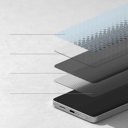 Protector de pantalla Ringke Easy Slide para Samsung Galaxy S26 Ultra, Cristal Templado, Adhesivo Completo, Set de 2 piezas, Negro.