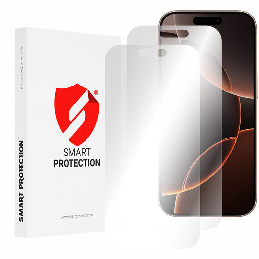 Protector de pantalla Smart Protection Premium Classic para Apple iPhone 16 Pro Max, plástico, juego de 2 piezas