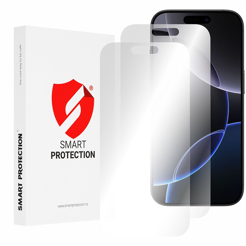 Protector de pantalla Smart Protection Premium Classic para Apple iPhone 16 Pro, plástico, juego de 2 piezas