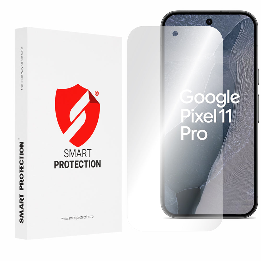 Protector de pantalla Smart Protection Premium Classic para Google Pixel 11 Pro, Plástico, Pegamento completo, Set de 2 piezas
