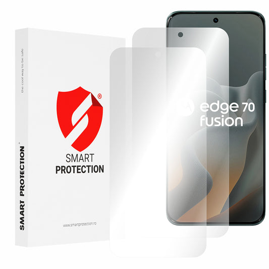 Folie de protección Pantalla Smart Protection Premium Classic para Motorola Edge 70 Fusion, Plástico, Set 2 piezas