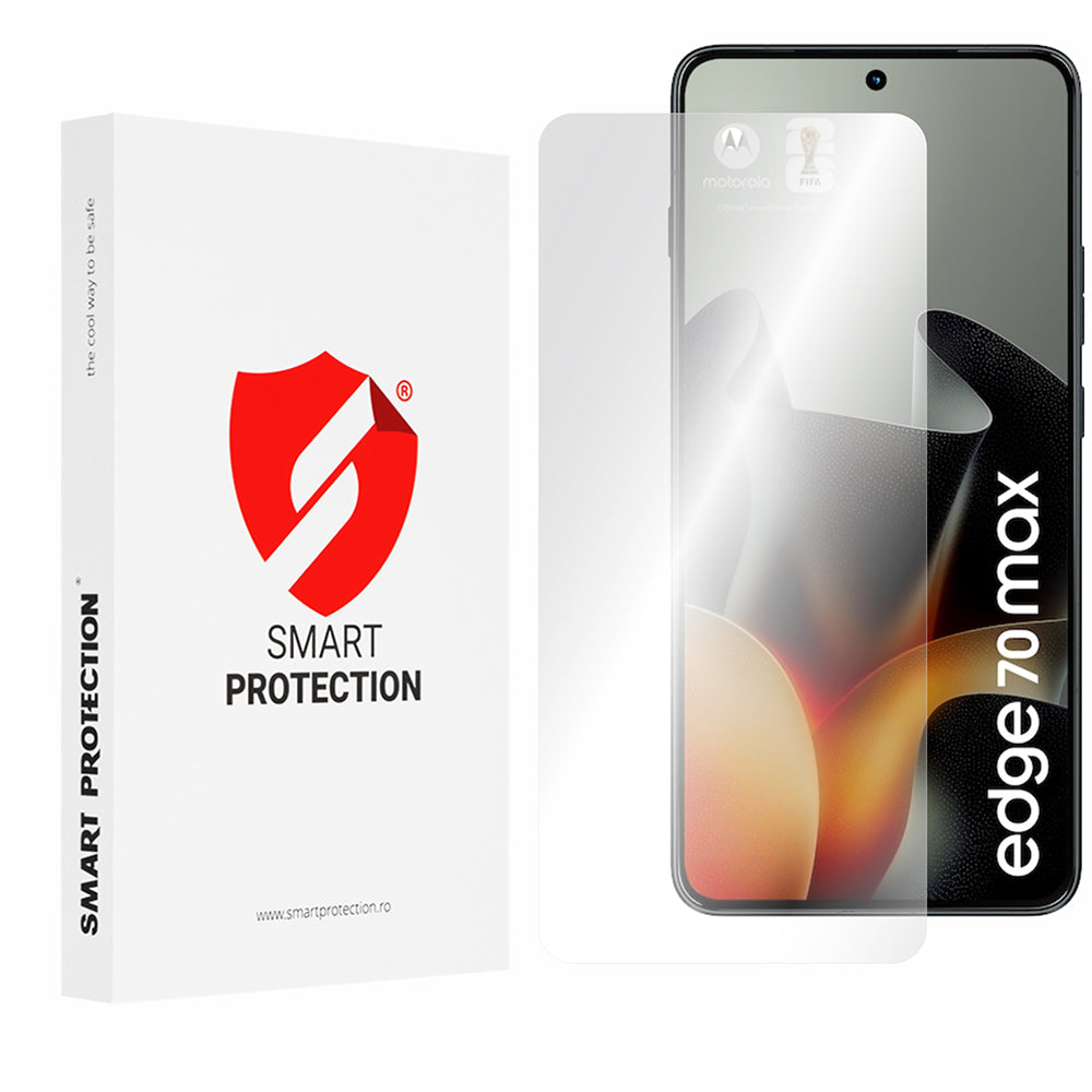 Protector de pantalla Smart Protection Premium Classic para Motorola Edge 70 Max, Plástico, Set de 2 piezas