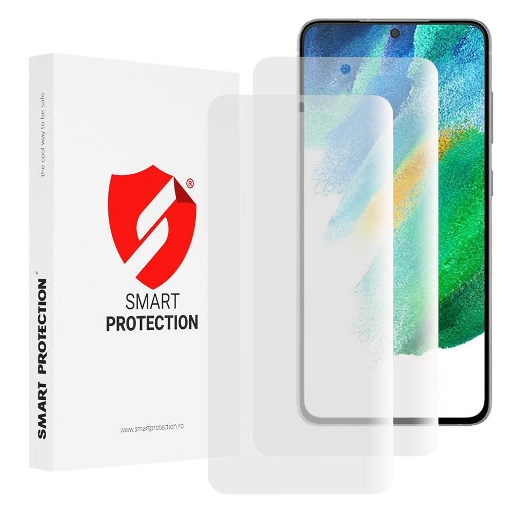 Protector de pantalla Smart Protection Premium Classic para Samsung Galaxy S21 FE 5G G990, Plástico, Set de 2 piezas
