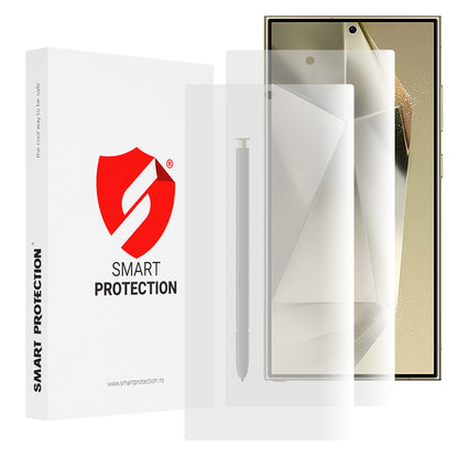 Protector de pantalla Smart Protection Premium Classic para Samsung Galaxy S24 Ultra S928, plástico, juego de 2 piezas