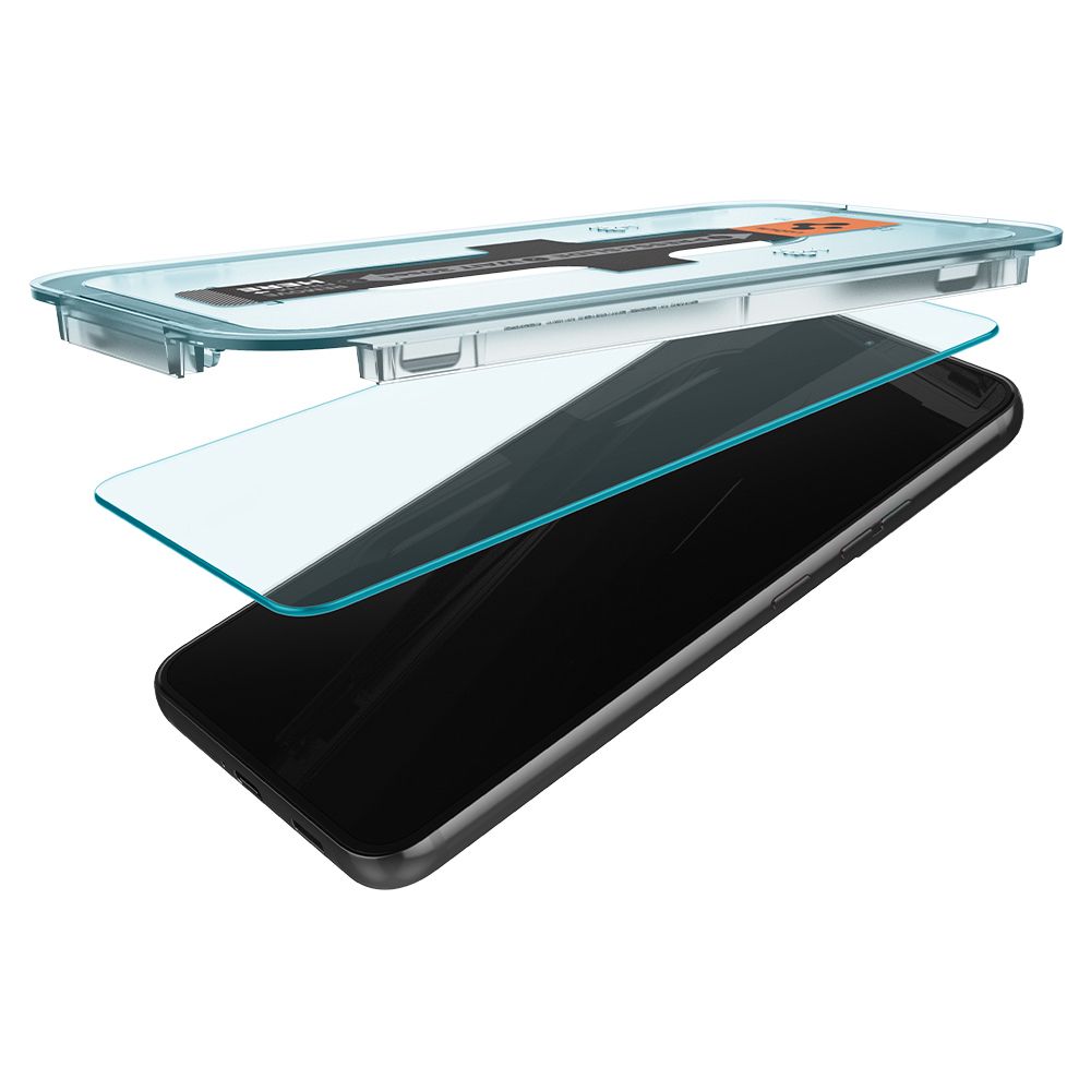 Protector de pantalla Spigen GlastR EZ FIT para Samsung Galaxy S22 5G S901, vidrio templado, adhesivo completo, set de 2 piezas AGL04151
