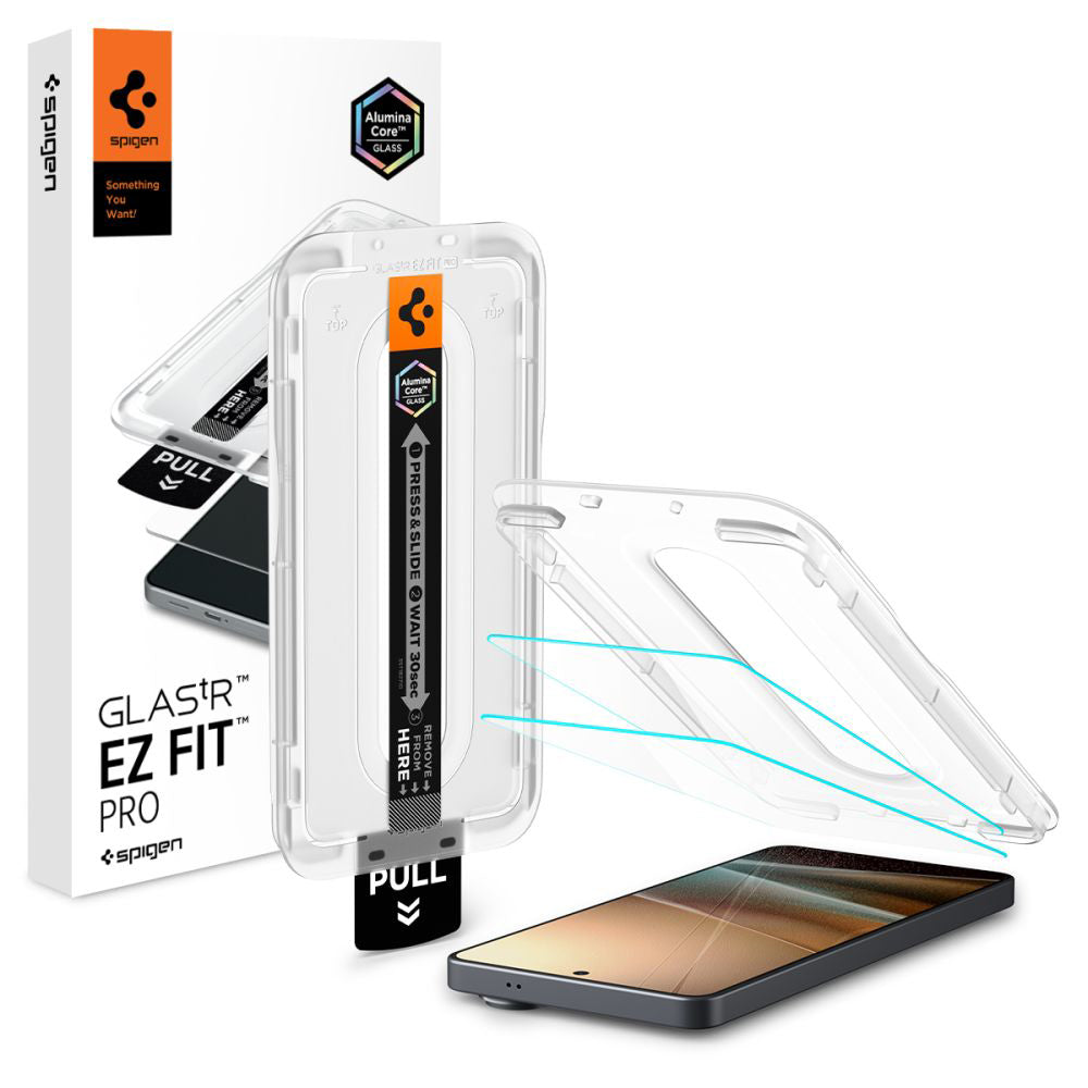 Protector de pantalla Spigen GlastR EZ FIT Pro HD Anti-Reflection para Samsung Galaxy S26 Ultra S948, Cristal Templado, Adhesivo Completo, Set de 2 piezas