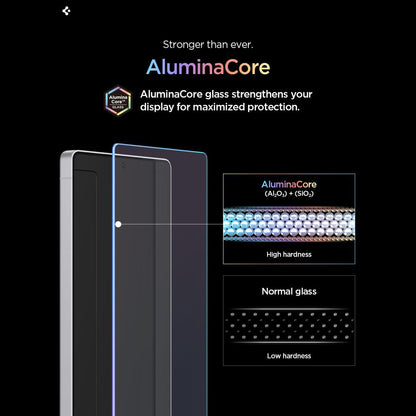 Protector de pantalla Spigen GlastR EZ FIT Pro HD Anti-Reflection para Samsung Galaxy S26 Ultra S948, Cristal Templado, Adhesivo Completo, Set de 2 piezas