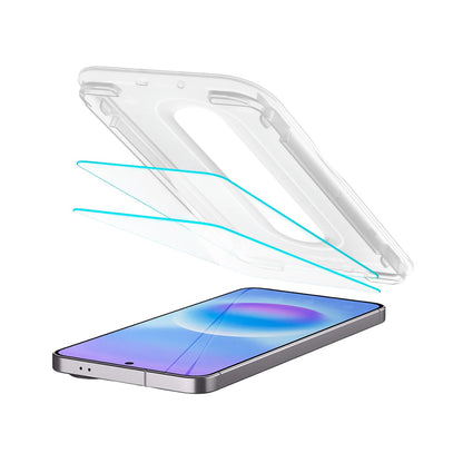 Protector de pantalla Spigen GlastR EZ FIT Pro HD para Samsung Galaxy A57 5G, Cristal Templado, Full Glue, Set de 2 piezas AGL11397