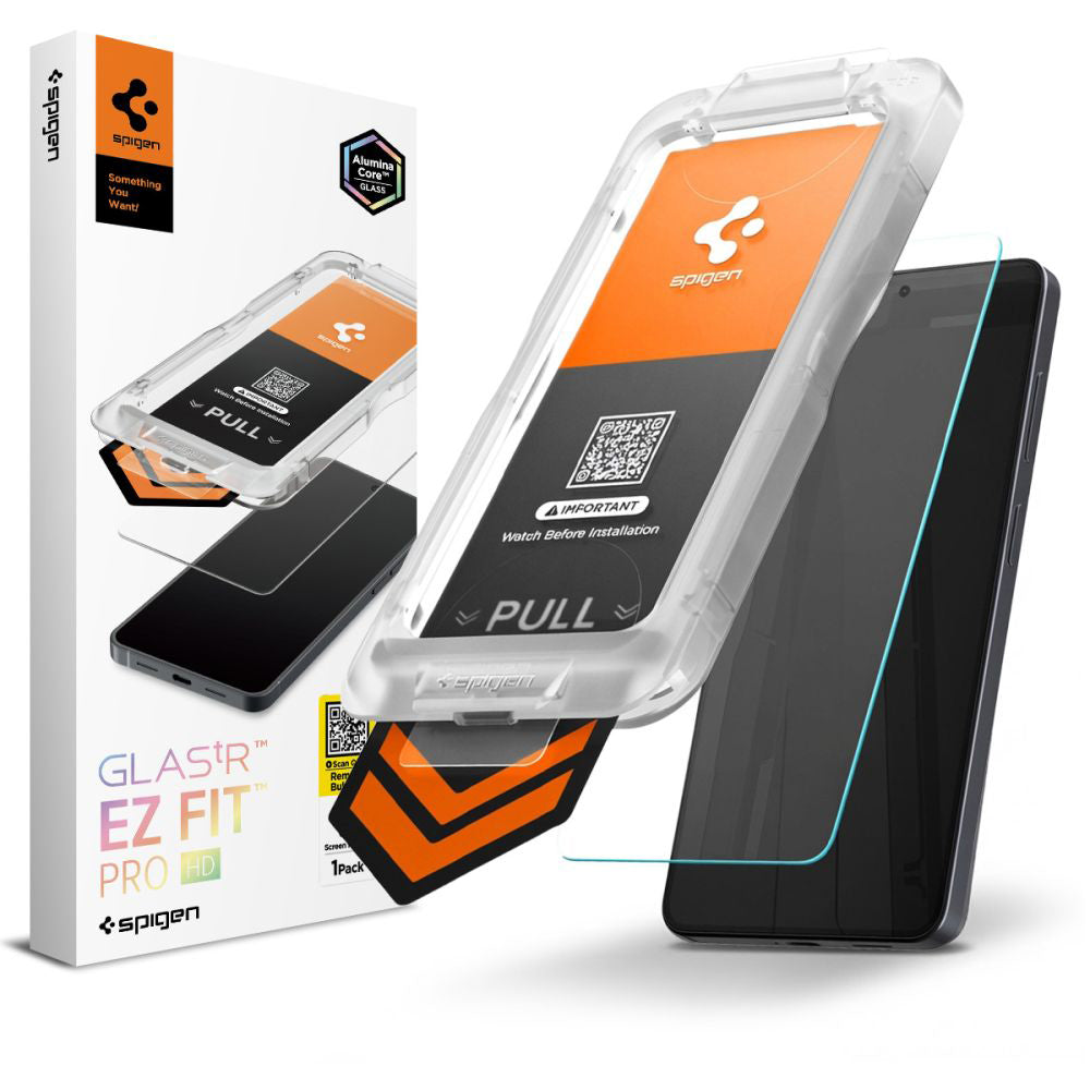 Protector de pantalla Spigen GlastR EZ FIT Pro HD para Samsung Galaxy S26 Plus S947, Cristal Templado, Full Glue AGL11086