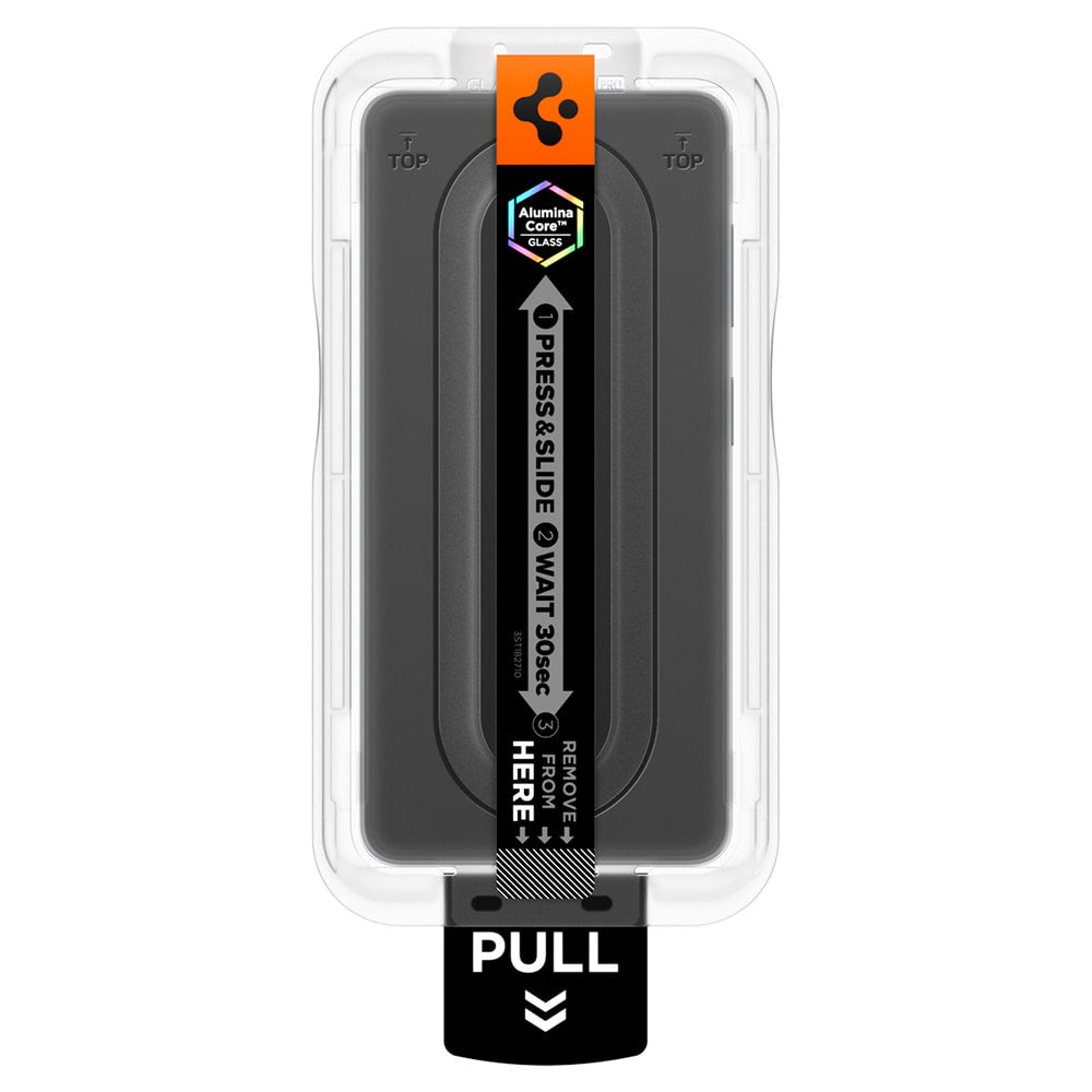 Protector de pantalla Spigen GlastR EZ FIT Pro HD Anti-Reflejo para Samsung Galaxy S26 S942, Vidrio Templado, Pegamento Completo, Set de 2 piezas