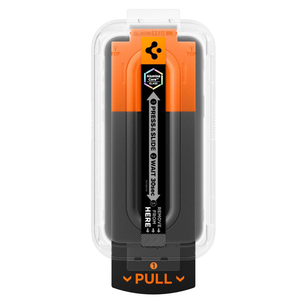 Protector de pantalla Spigen GlastR EZ FIT Pro para Apple iPhone 17 Air, Cristal Templado, Full Glue