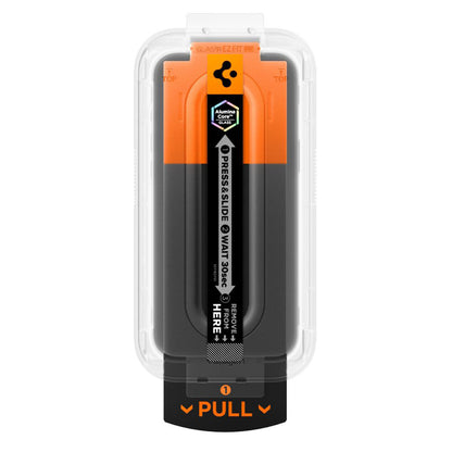 Protector de pantalla Spigen GlastR EZ FIT Pro para Apple iPhone 17 Pro Max / 16 Pro Max, Cristal Templado, Full Glue