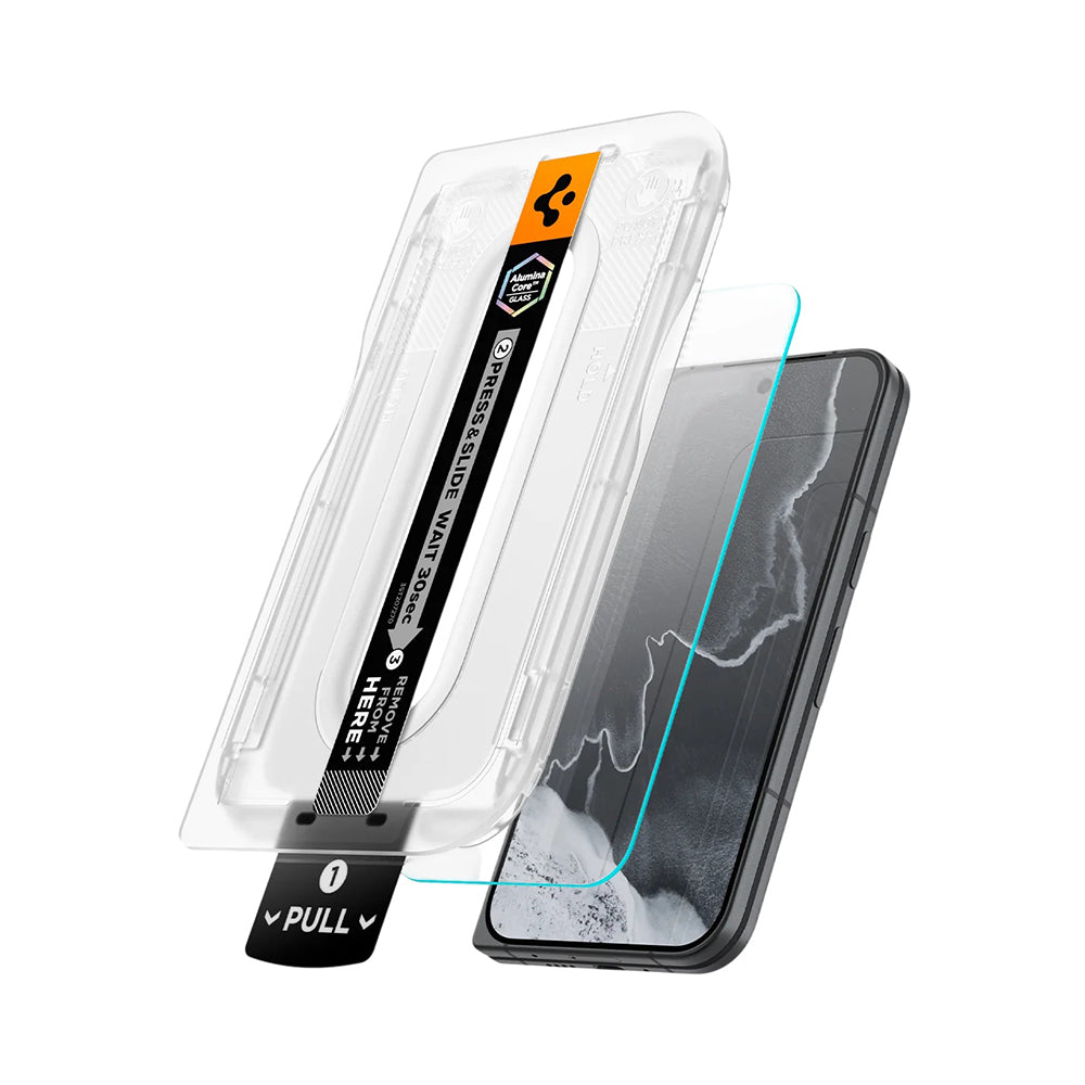 Protector de pantalla Spigen GlastR EZ FIT Pro para Google Pixel 11 Pro Fold, vidrio templado, adhesivo completo, juego de 2 piezas AGL11490