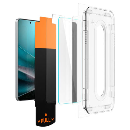 Protector de pantalla Spigen GlastR EZ FIT Pro para Samsung Galaxy S25 Edge S937, Cristal Templado, Full Glue