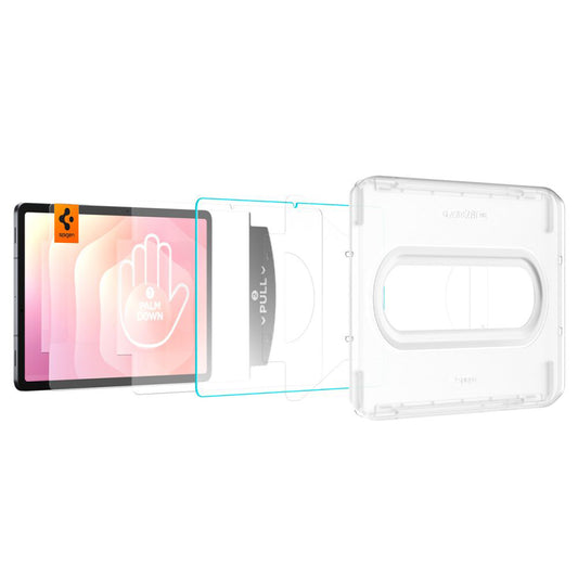 Protector de pantalla Spigen GlastR EZ FIT Pro para Samsung Galaxy Tab S11, Cristal Templado, Full Glue