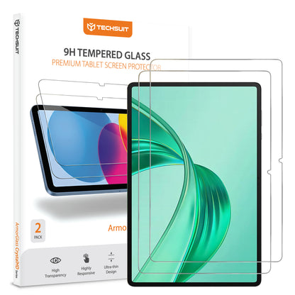 Protector de pantalla Techsuit ArmorGlass CrystalHD para Honor Pad X8a / Xiaomi Pad 6 / 6 Pro, Cristal Templado, Full Glue, Set de 2 piezas