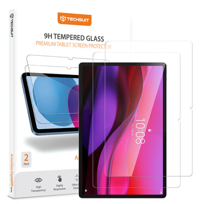 Protector de pantalla Techsuit ArmorGlass CrystalHD para Lenovo Yoga Tab Plus, Cristal Templado, Full Glue, Set de 2 piezas.
