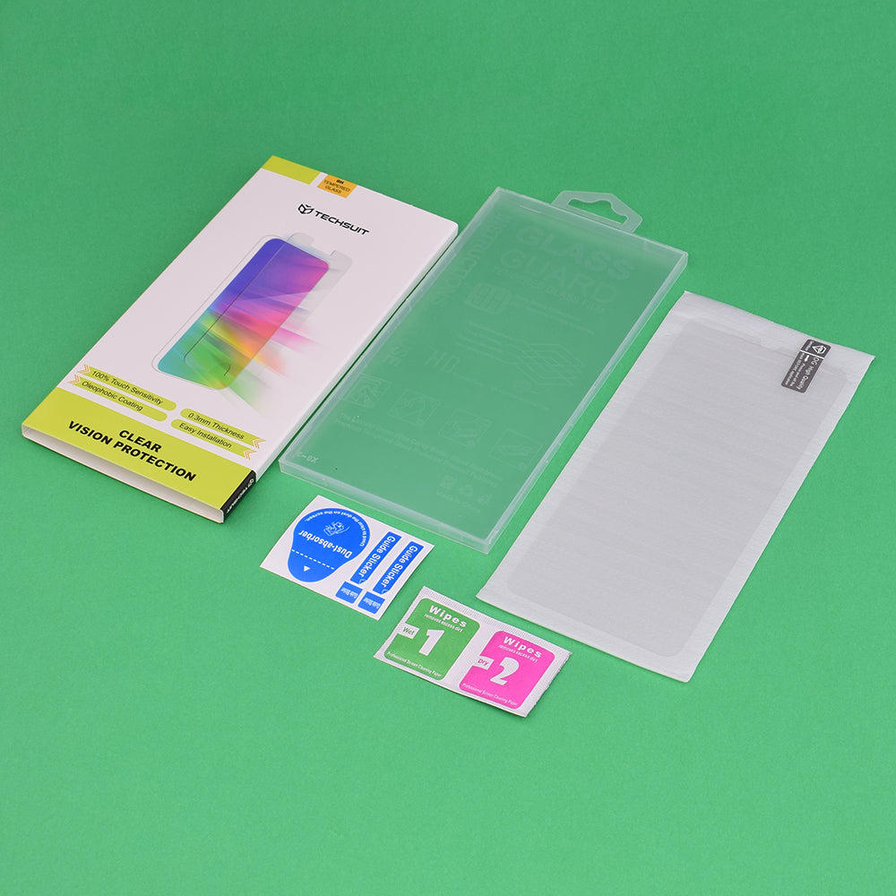 Protector de pantalla Techsuit Clear Vision para Apple iPhone 17 Pro Max, Cristal Templado, Full Glue