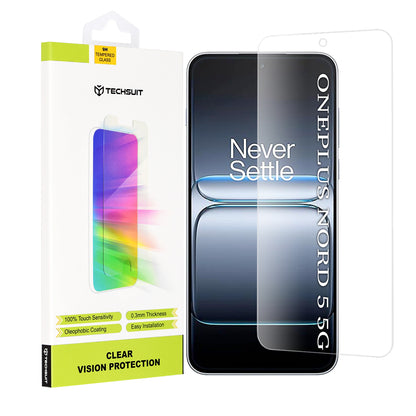 Protector de pantalla Techsuit Clear Vision para OnePlus Nord 5, Cristal Templado, Full Glue