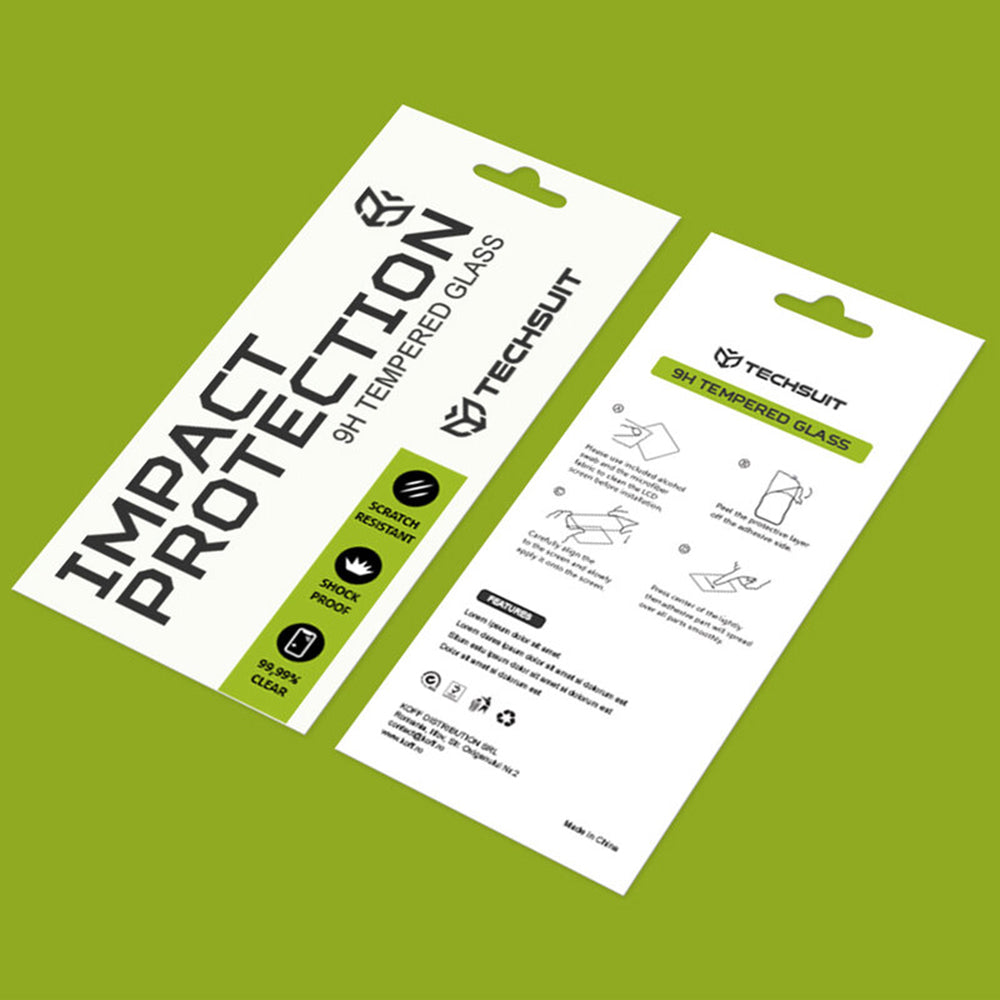 Protector de pantalla Techsuit para Honor 400 Smart 4G / X7d 4G / 400 Smart 5G / X7c / 200 Smart / X7b 5G, Cristal Templado, Full Glue, 111D