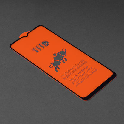 Protector de pantalla Techsuit para Oppo A16s / A54s / A16 / A15s / A15, Vidrio templado, Full Glue, 111D, Negro