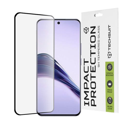 Protector de pantalla Techsuit para Realme 13 Pro / 13 Pro+, Vidrio templado, Full Glue, 111D, Negro